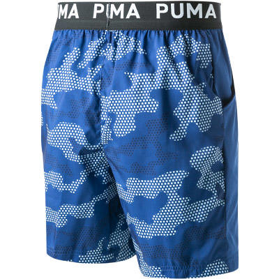 PUMA, Shorts, Mikrofaser DRYCELL, blau