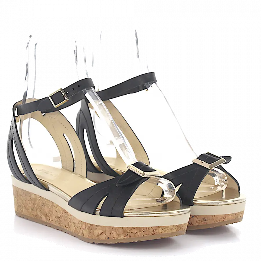Jimmy Choo - Keilsandaletten - schwarz