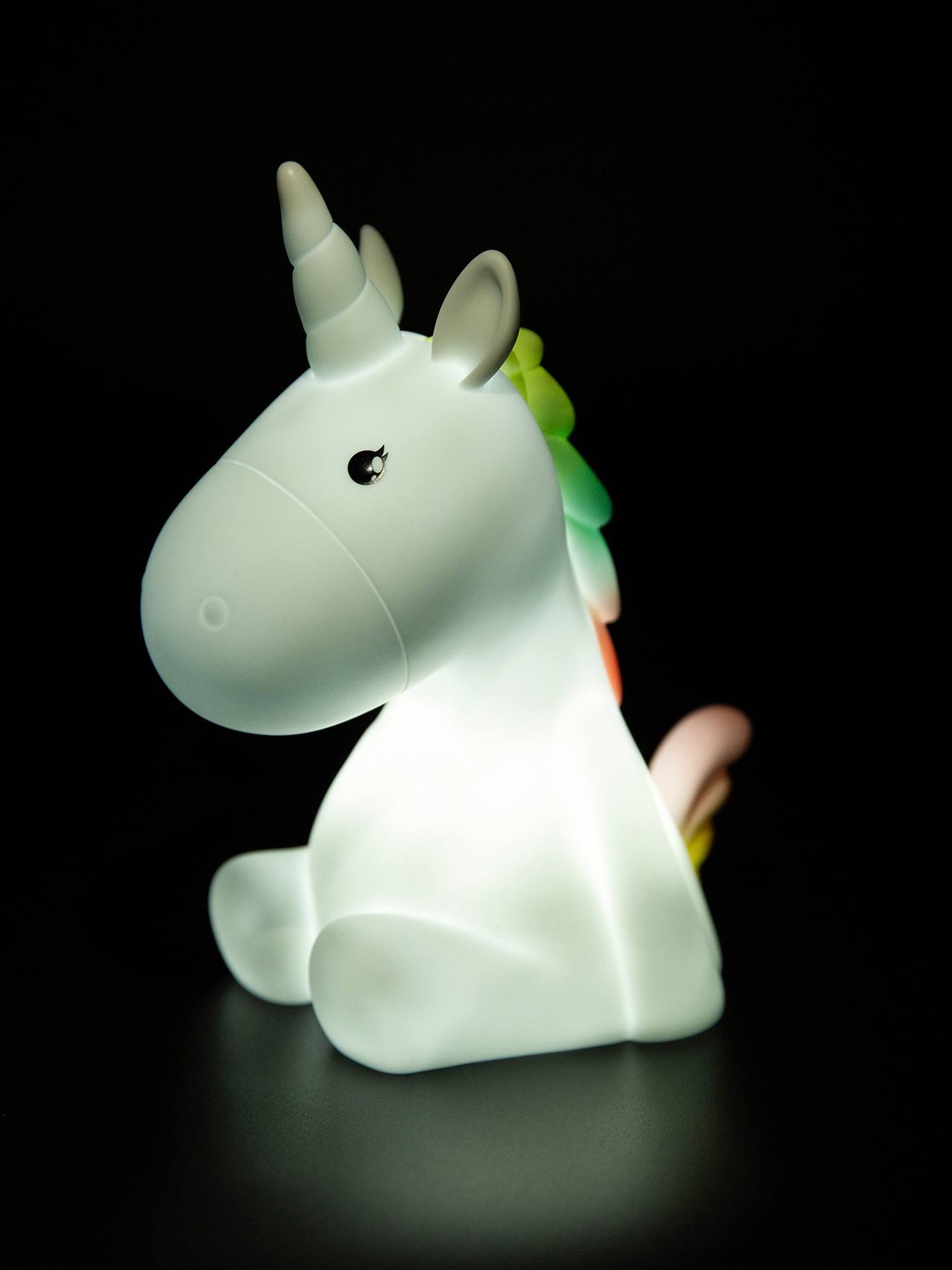 Kinderzimmer Akku-Nachtlicht EINHORN DHINK - weiß