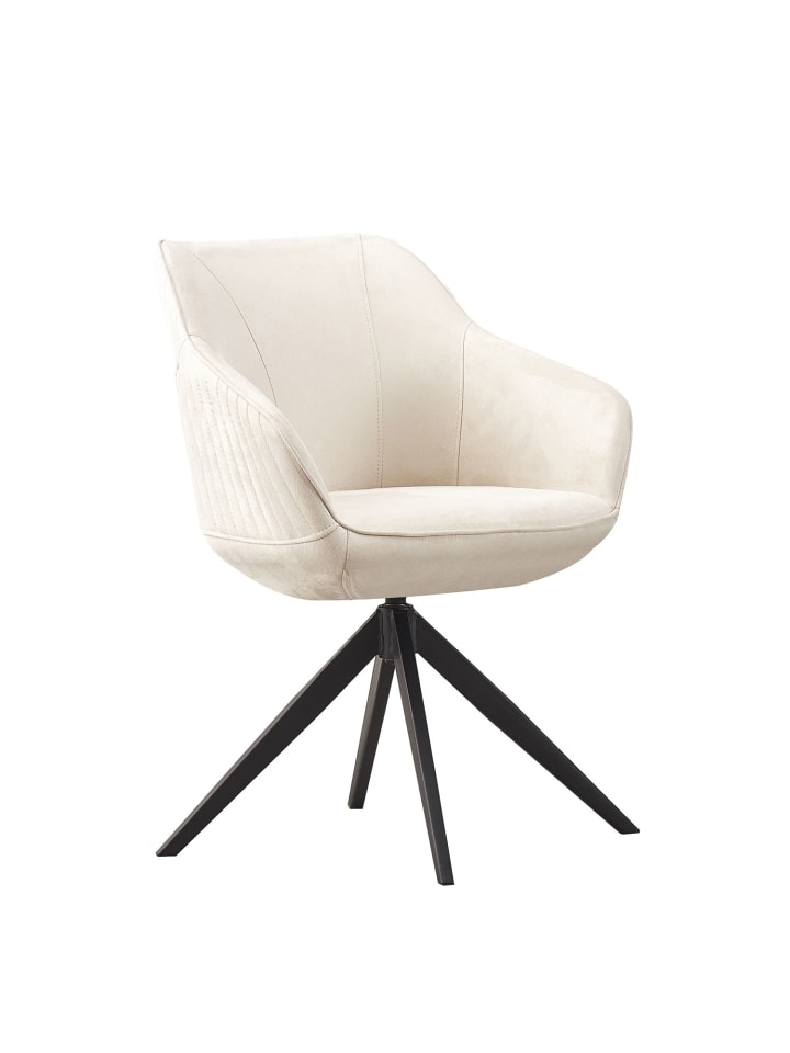 B&D Home Drehstuhl KATJA in Creme - (B)58 x (H)81 x (T)60,5 cm günstig kaufen onesize