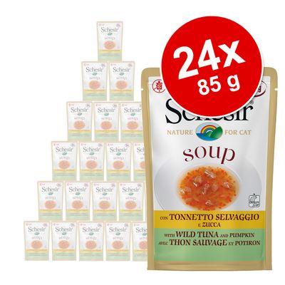 Sparpaket Schesir Cat Soup 24 x 85 g