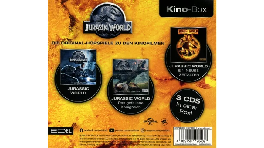 Kino-Box (1-3) Jurassic World
