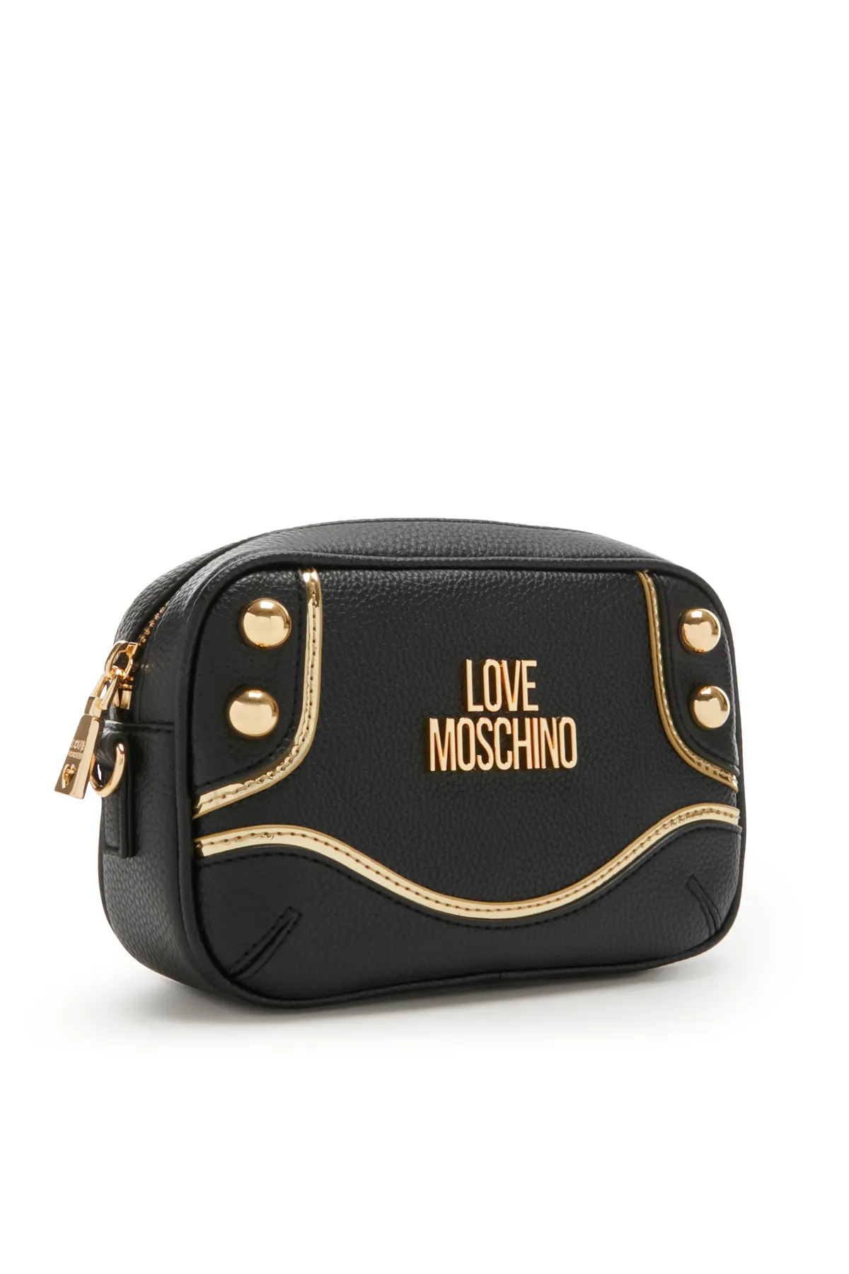 1'ASLAN  Love Moschino Pebble Damen Umhängetasche Schwarz Jc4142pp1il1100a