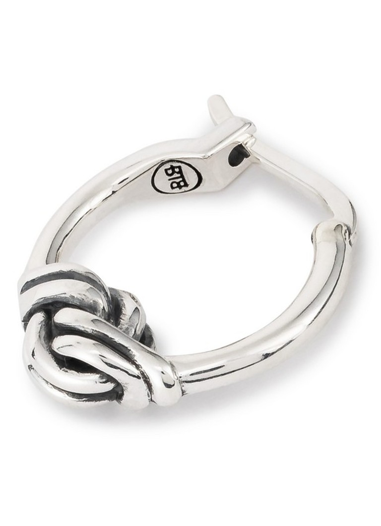 Buddha to Buddha Katja Mix silver hoop earrings