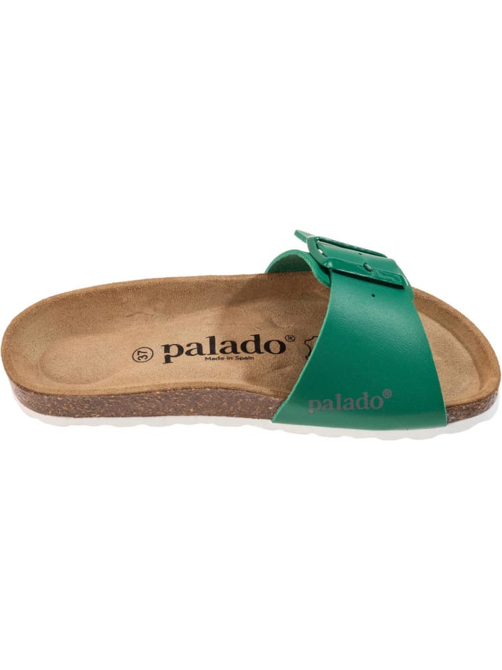 palado Pantoletten in Grün günstig kaufen