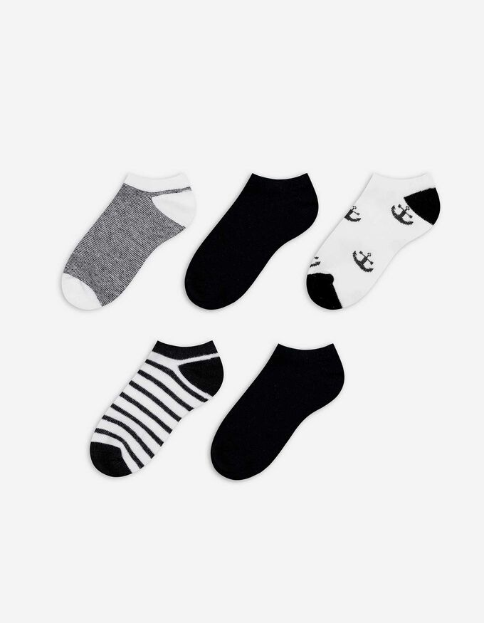 Sneakersocken - 5er-Pack