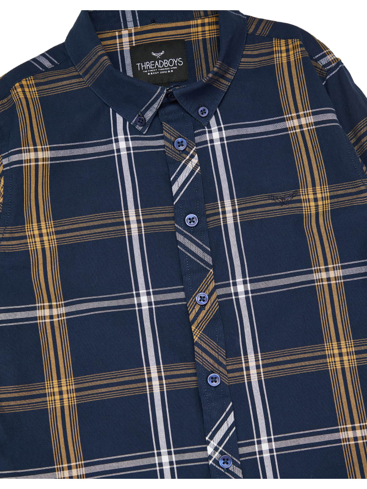 Threadboys Hemd Luca in dark blue günstig kaufen 9-10 Jahre
