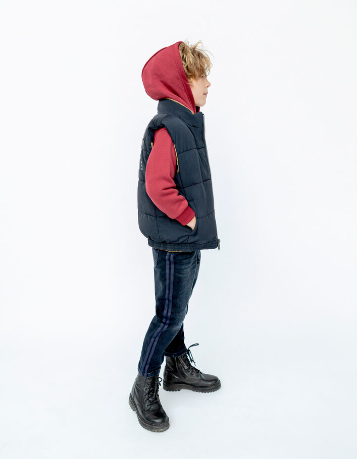 Jean JOGGER brut avec bandes latérales garçon