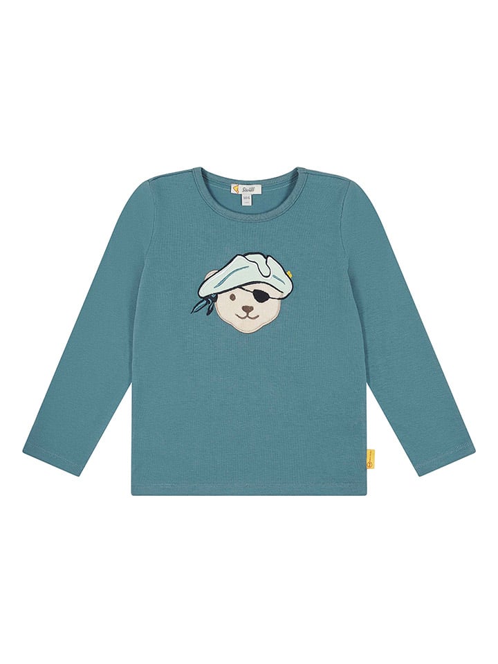 Steiff Longsleeve in Türkis günstig kaufen