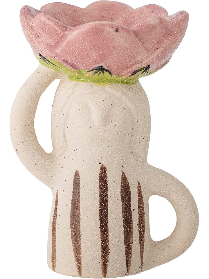 Bloomingville Kerzenhalter ''Clarabel'' in Beige/ Rosa - (B)9 x (H)12 x (T)7 cm günstig kaufen onesize