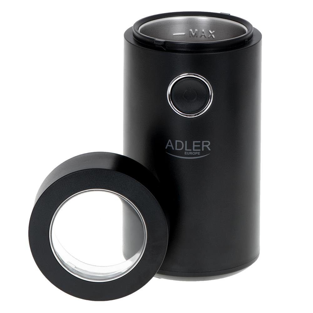 Adler Kaffeemühle AD 4446bs, 150Watt, 75g, elektrische Kaffeemühle, Gewürzmühle