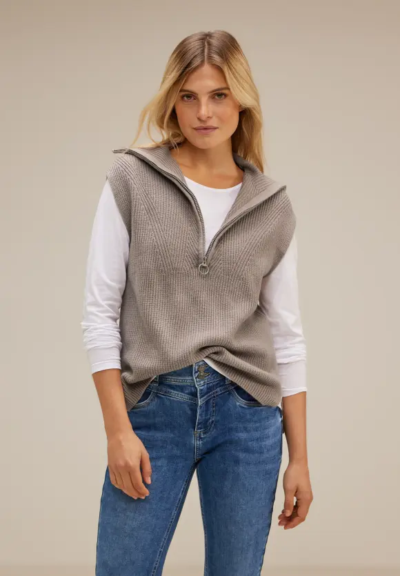 Street One Troyer Pullunder mit Zipper