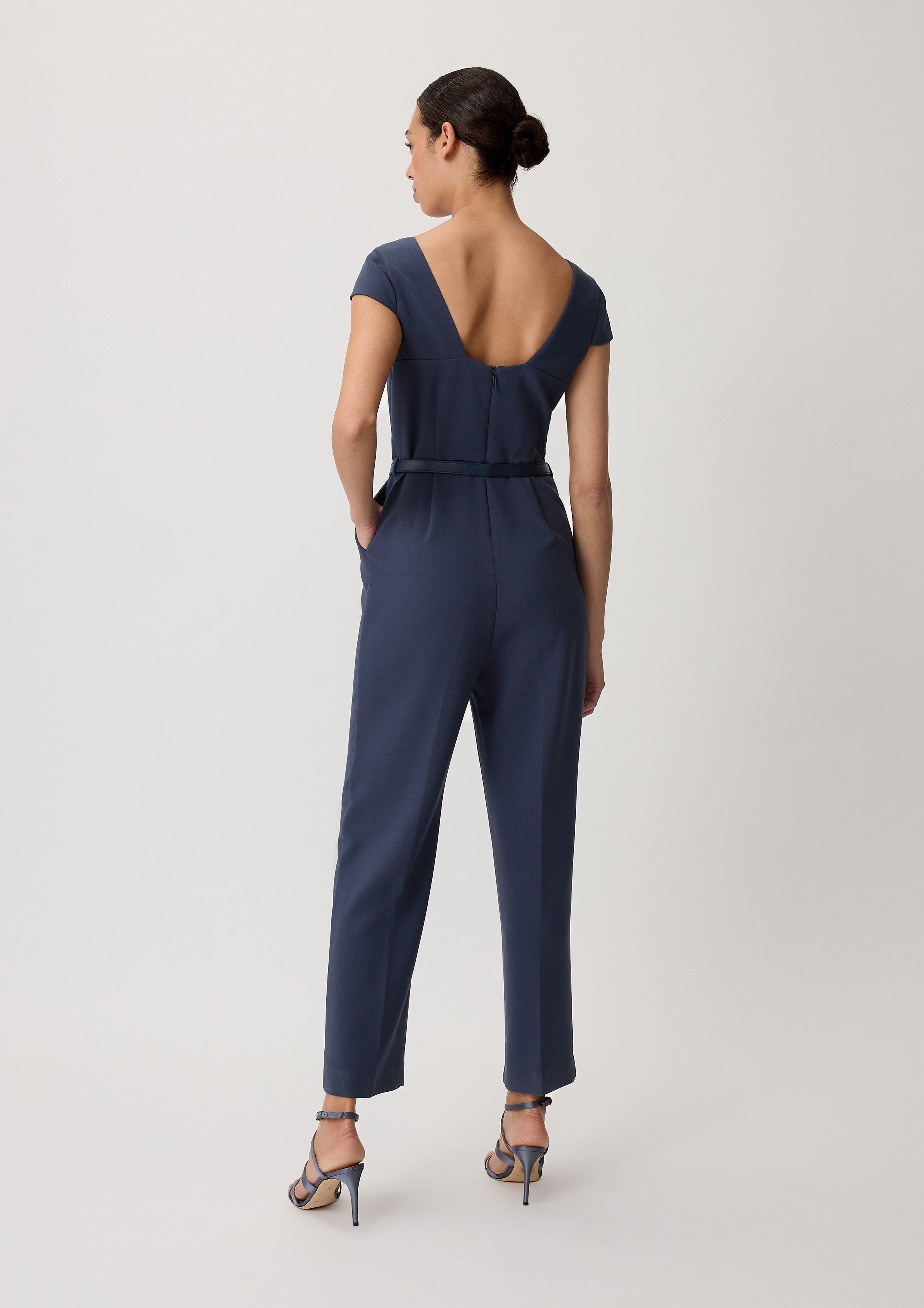 Overall aus Viskosemix - tiefblau