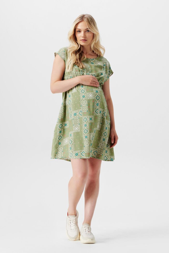 Bedrucktes Kleid mit Stillfunktion