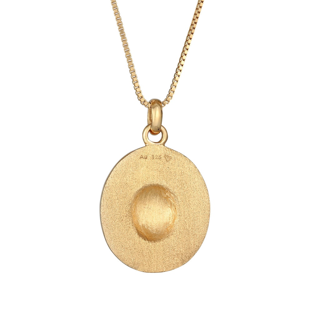 Elli Elli Collier Femmes pendentif monnaie tortue océan en argent sterling 925 plaqué  Bijoux