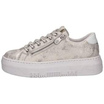 Rieker Plateau Sneaker in beige