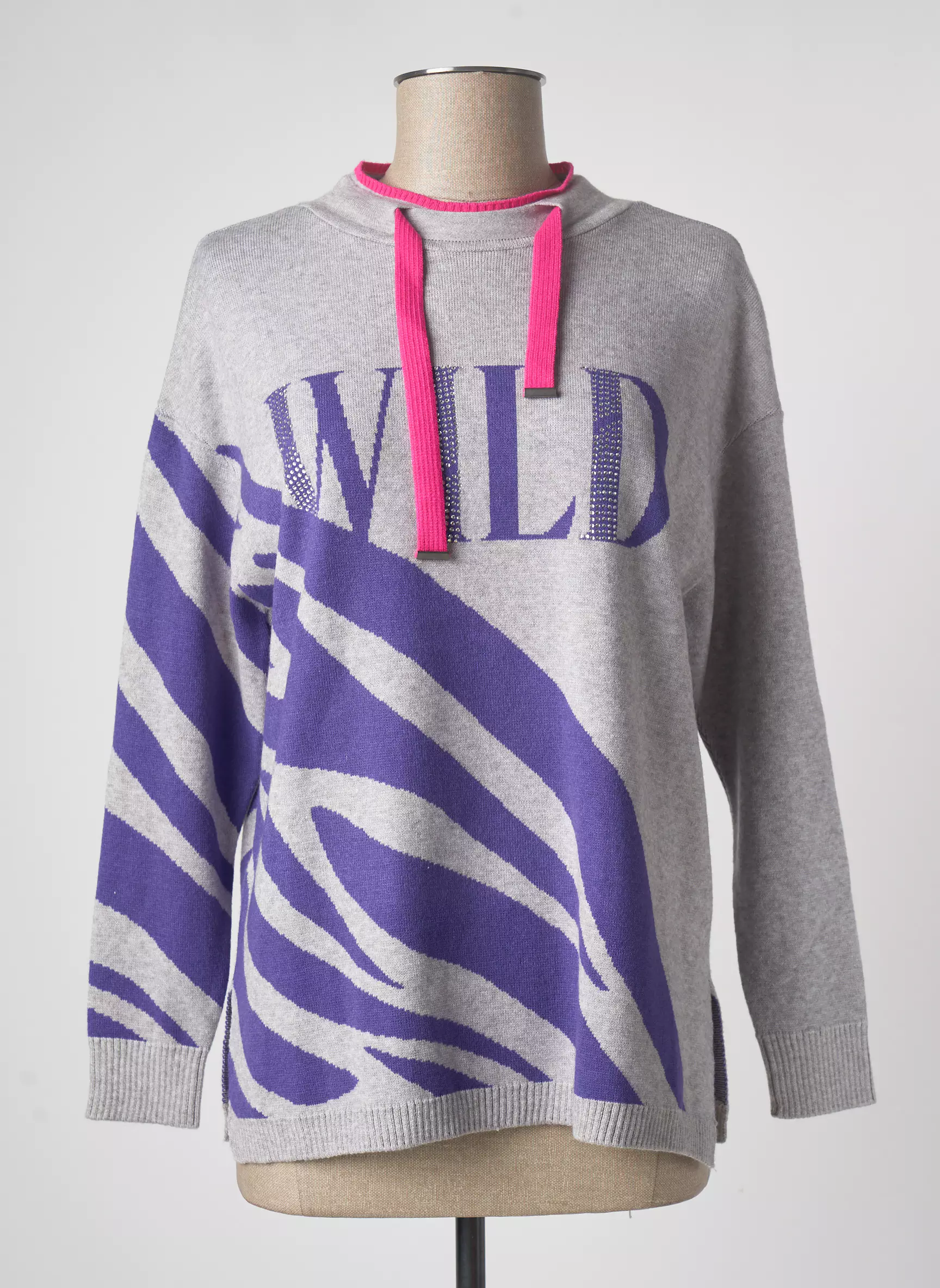 Pame Carrioni Pulls Femme couleur gris
