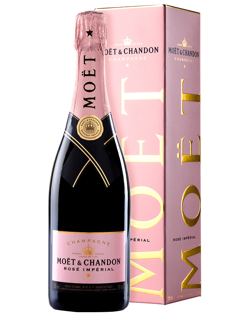 Champagne Brut Rosé AOC Impérial Moët & Chandon 0,75 ℓ, En Étui