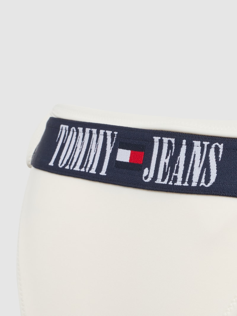 Bikinihose mit Schleifen-Detail in weiß