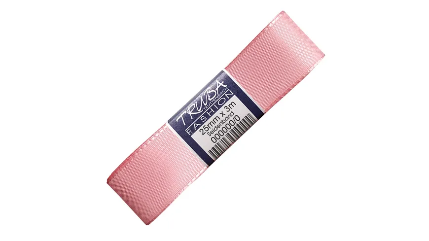TRUBA Seidenband mit Webkante rosa 0404-2502-0003 3 m rosa