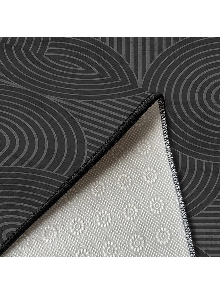 CARPET DIEM Kurzflor-Teppich in Grau/ Schwarz günstig kaufen