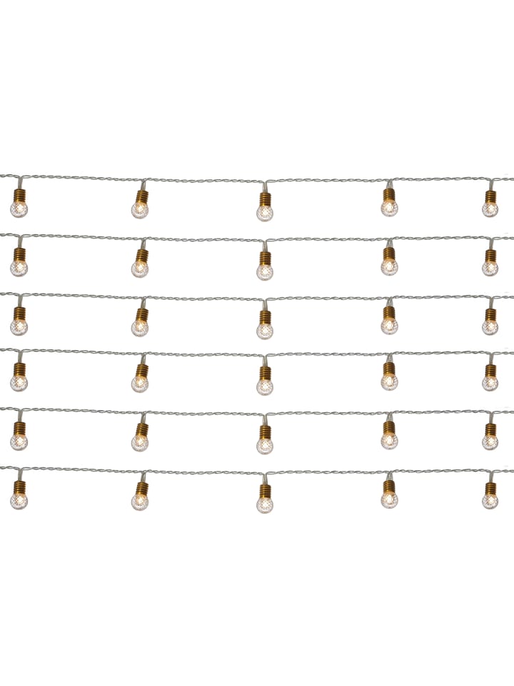 MARELIDA LED Lichterkette Mini Kugeln Kristall Vintage Look L: 4,9m in transparent günstig kaufen onesize