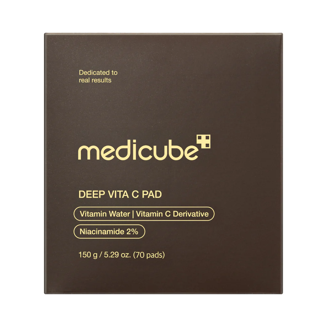 Deep Face - Deep Vita C Pad - Tónico facial, tratamiento facial antiimperfecciones de 24 horas, tratamiento facial iluminador de 24 horas