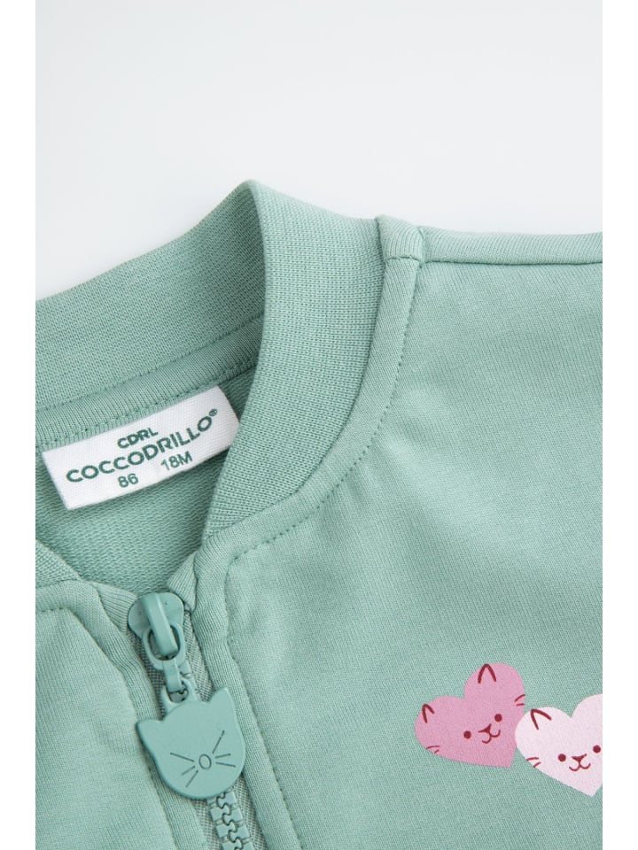 Coccodrillo Reißverschlussjacke in grün günstig kaufen