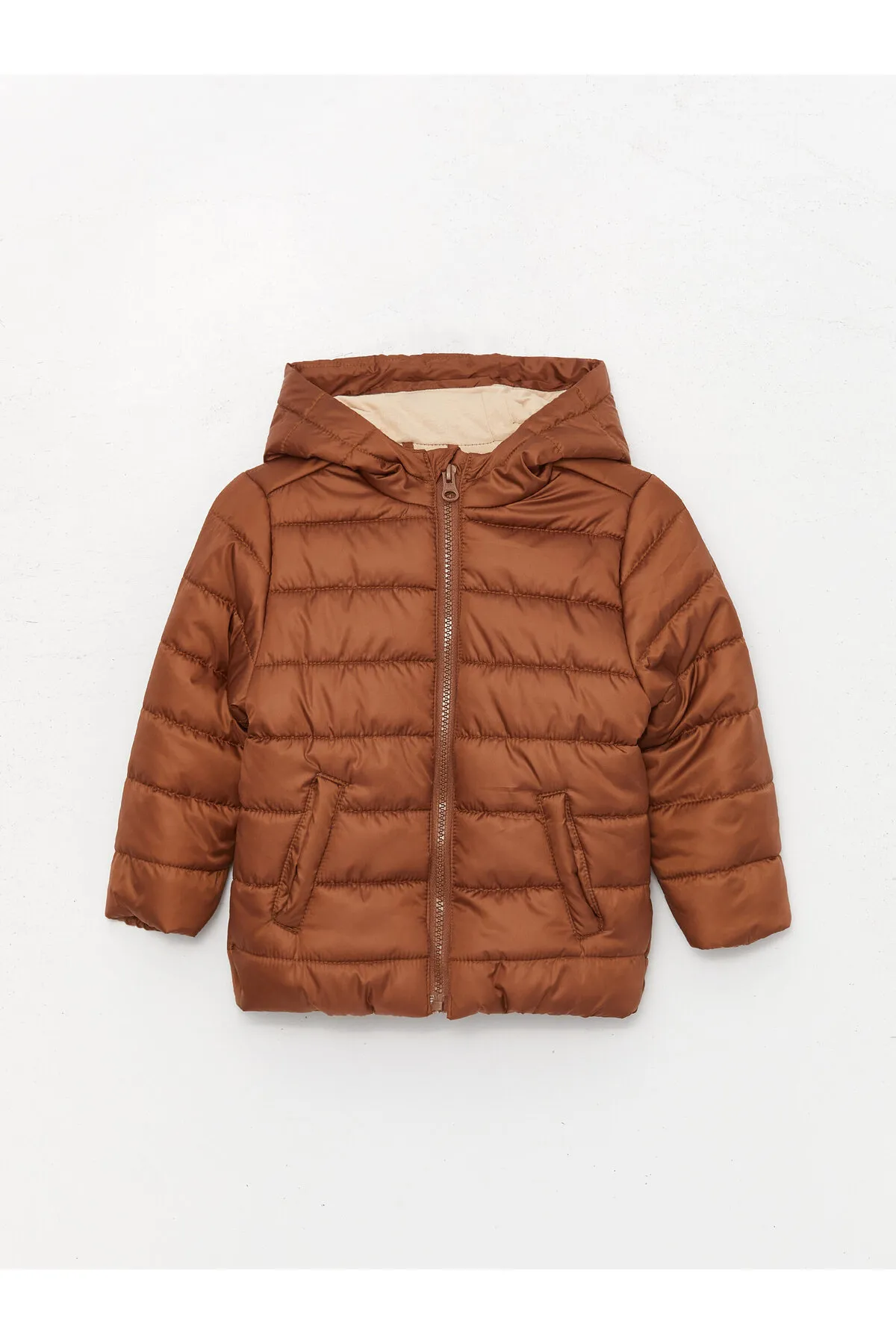 LC Waikiki  Puffermantel für Babys mit Kapuze
