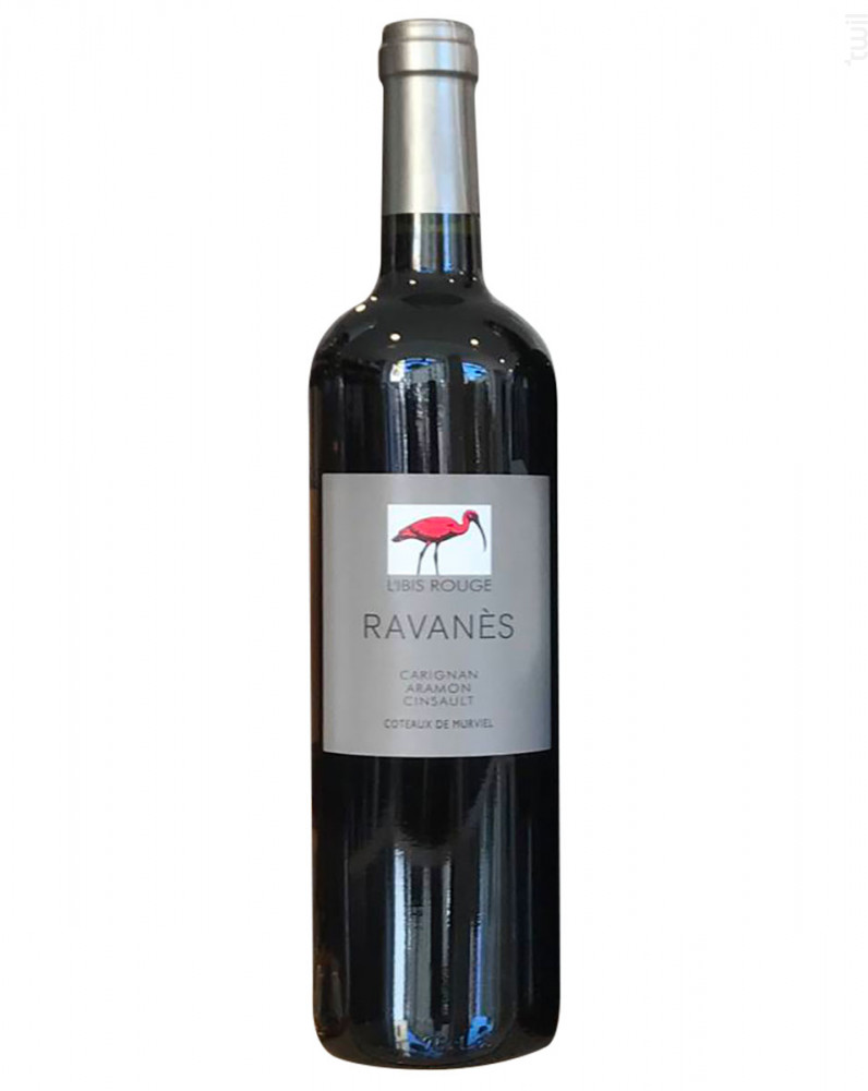 L'Ibis Rouge- Sans sulfites Domaine de Ravanès Vin Rouge●Vin de Pays de l'Hérault 2018 75cl