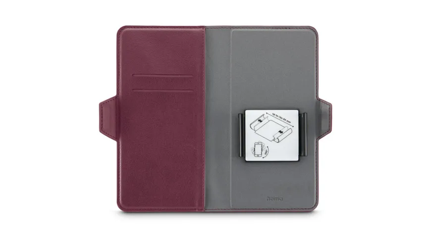 Hama Handytasche, Universal, Eco, für Handygröße 8,0 x 17,0 cm, Rot