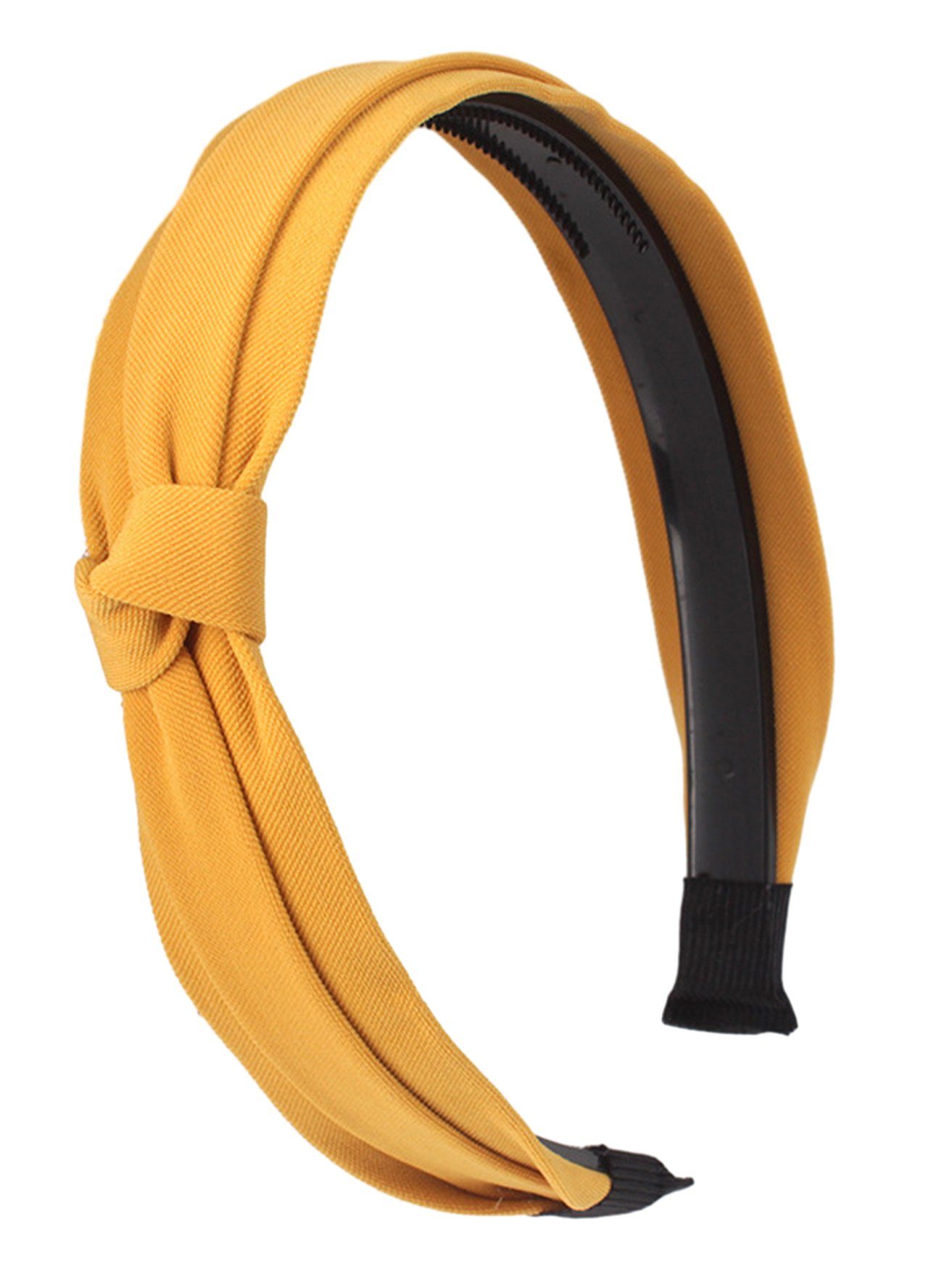 HOHEA H Haarband Gelbes Stirnband, süßes Stirnband, Schleifenstirnband, 1-tlg., Billige Haargummishaarband kosmetikSommerhaarband, Haarband Damen Winter, Haarband Schminken, Haarband Mädchen