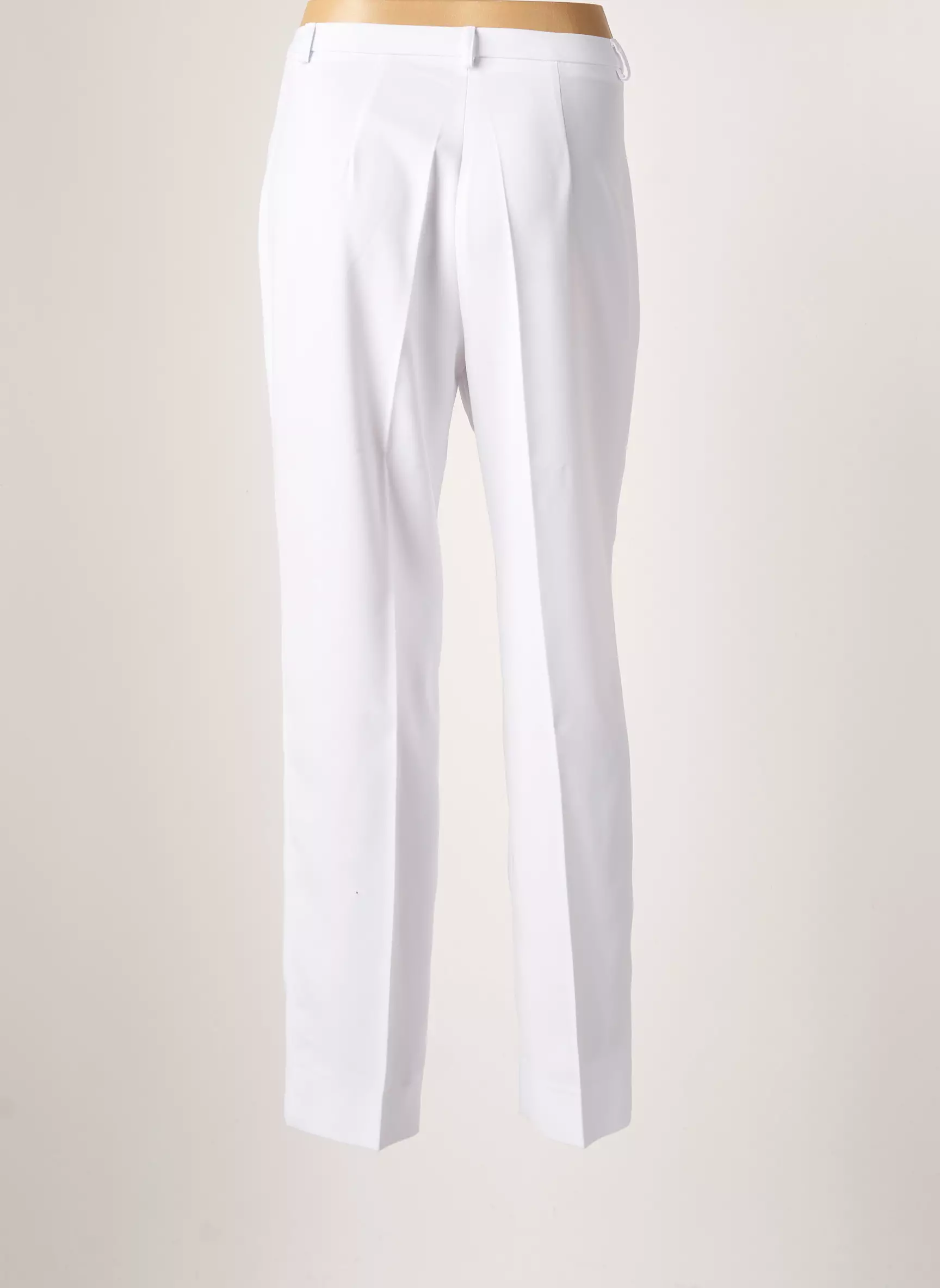 Modissimo Pantalons Droits Femme couleur blanc