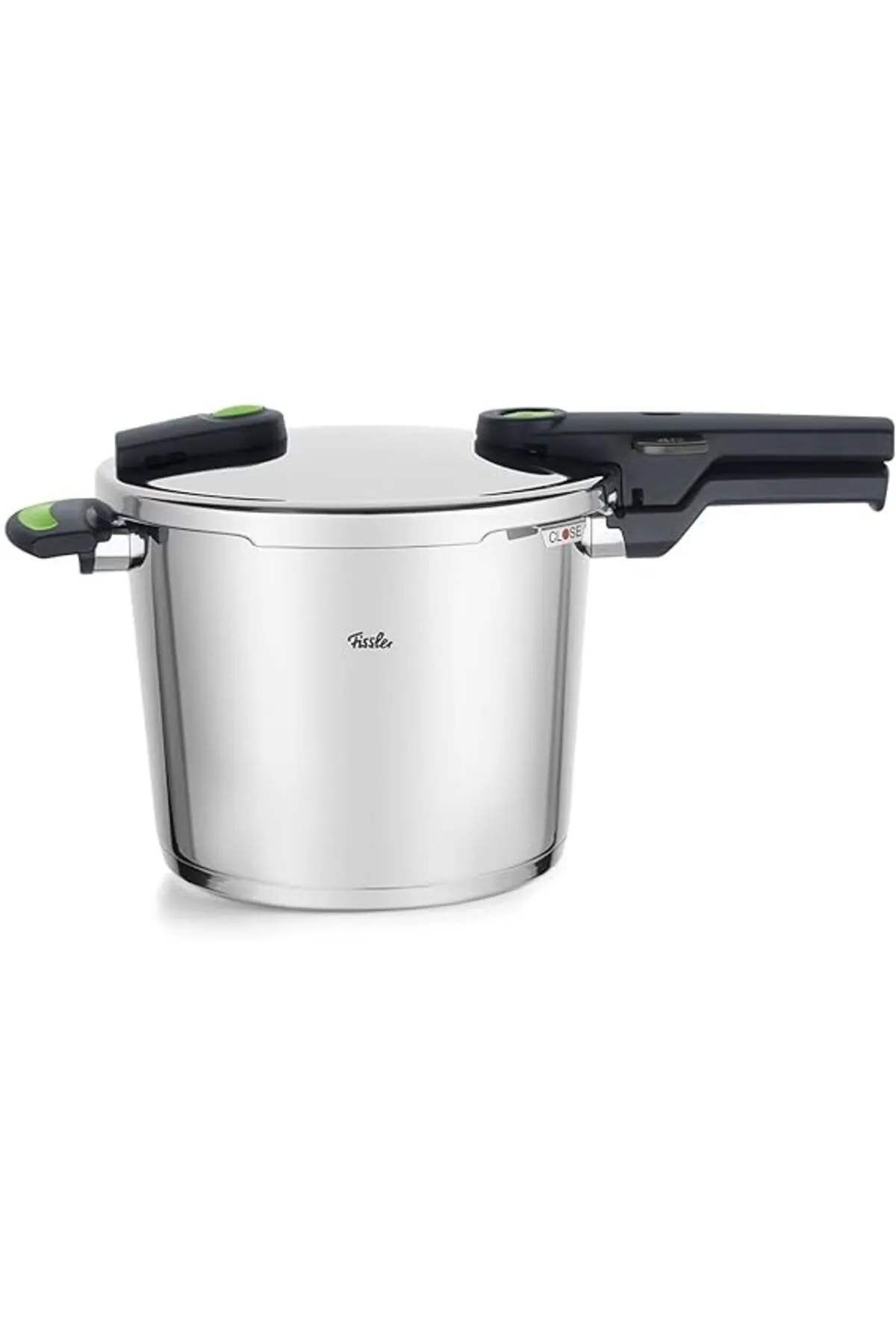 Viwares  Fissler Vitaquick Green / Schnellkochtopf (6 L 22 cm) Edelstahl-Dampfkochtopf 2-Garstufen Induktion