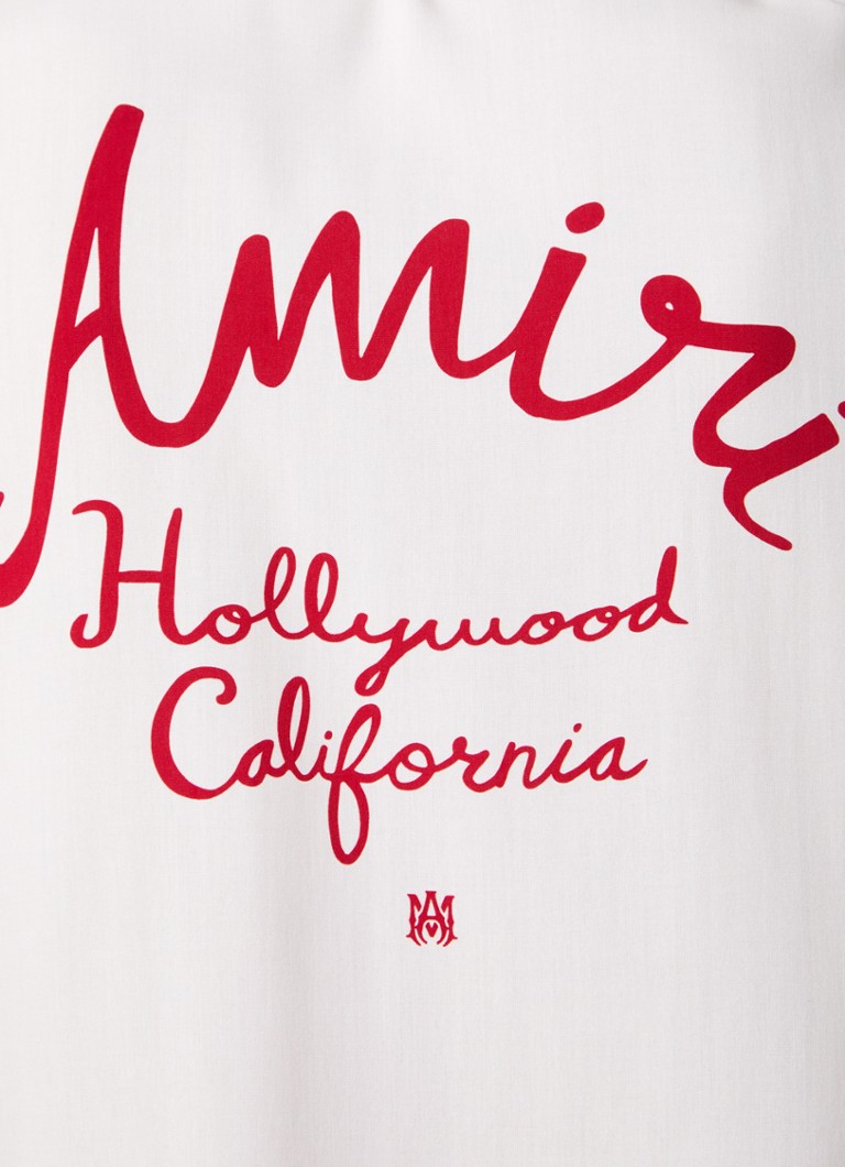 AMRI Regular fit krekls ar logotipu un apdruku aizmugurē
