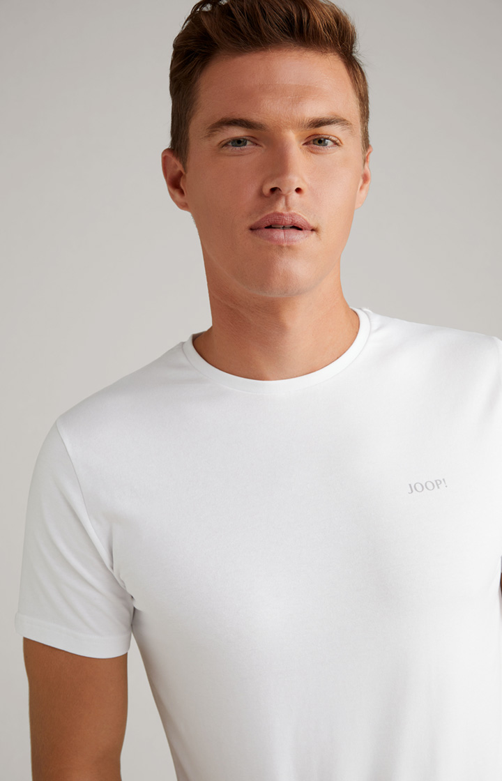 2er Pack Fine Cotton T-Shirts in Weiß