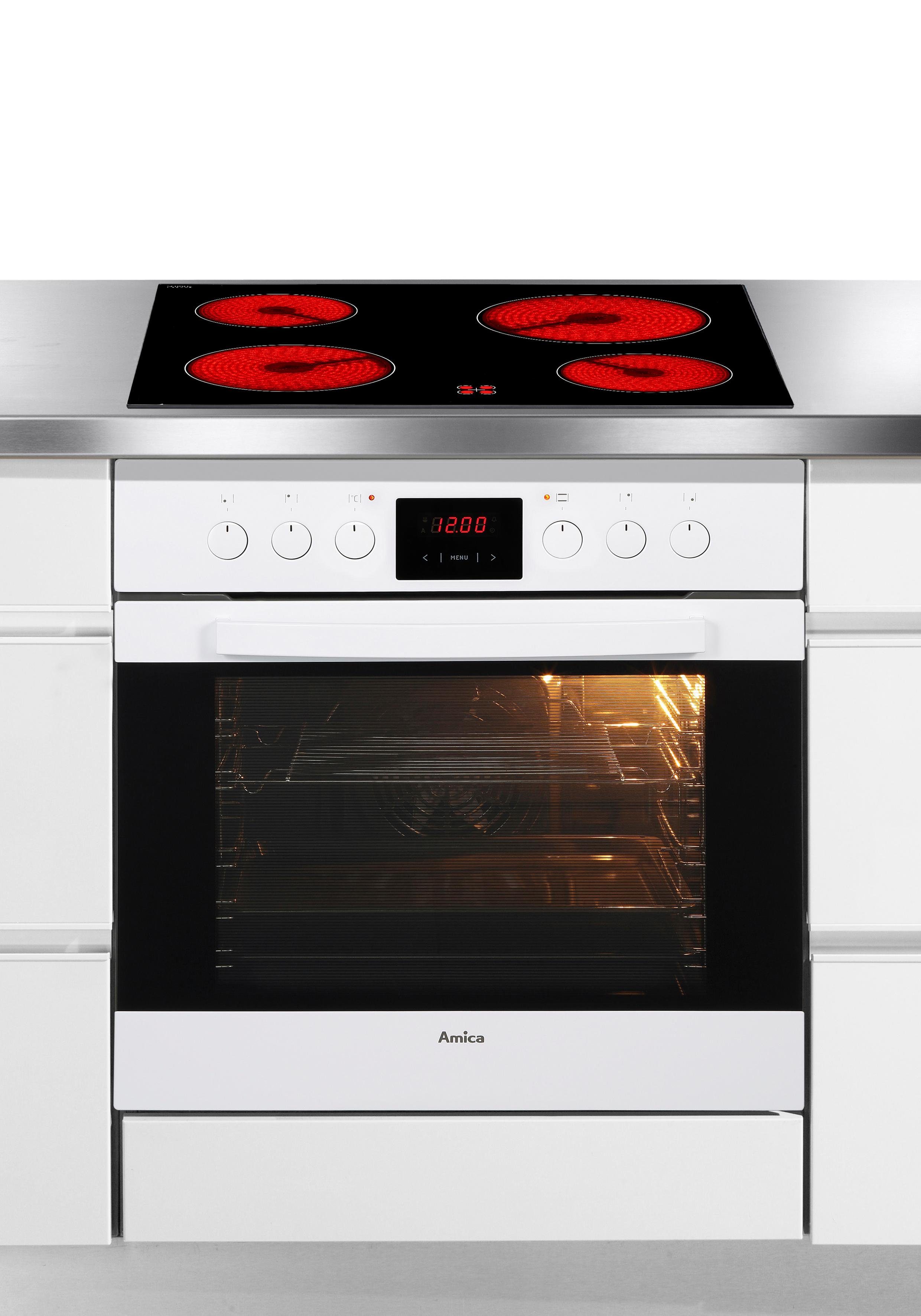 Amica Elektro-Herd-Set EHC 12557, RapidWarmUp-Funktion