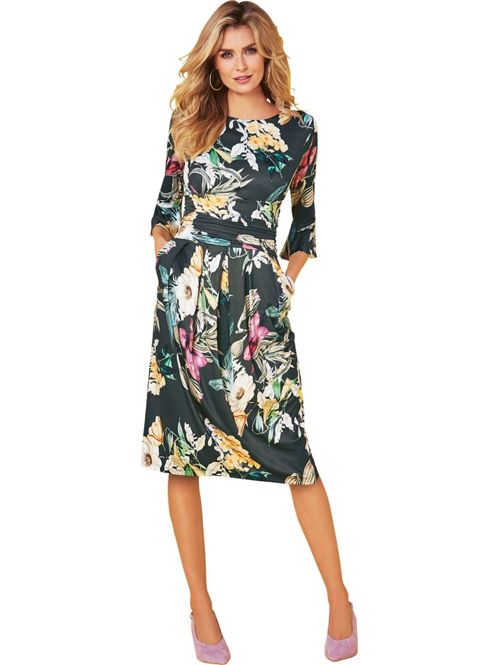 WITT WEIDEN Kleid in Anthrazit/ Bunt günstig kaufen