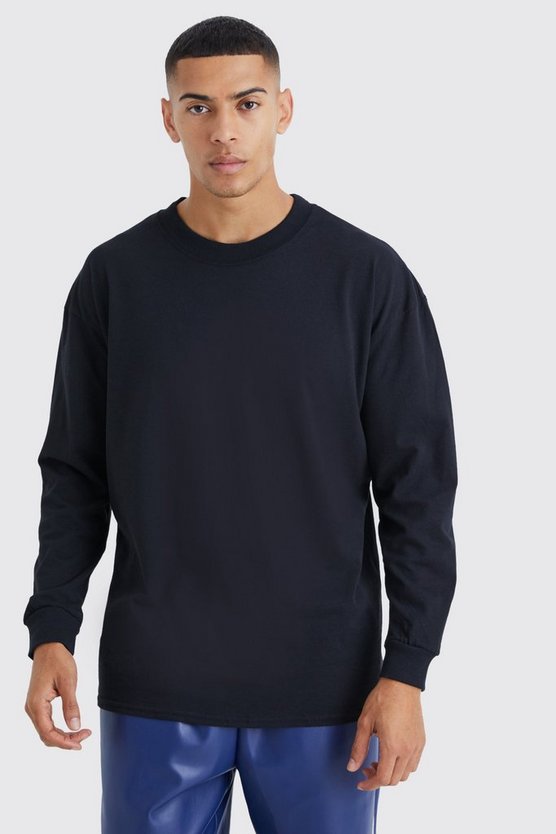 Langärmliges Oversize Worldwide T-Shirt