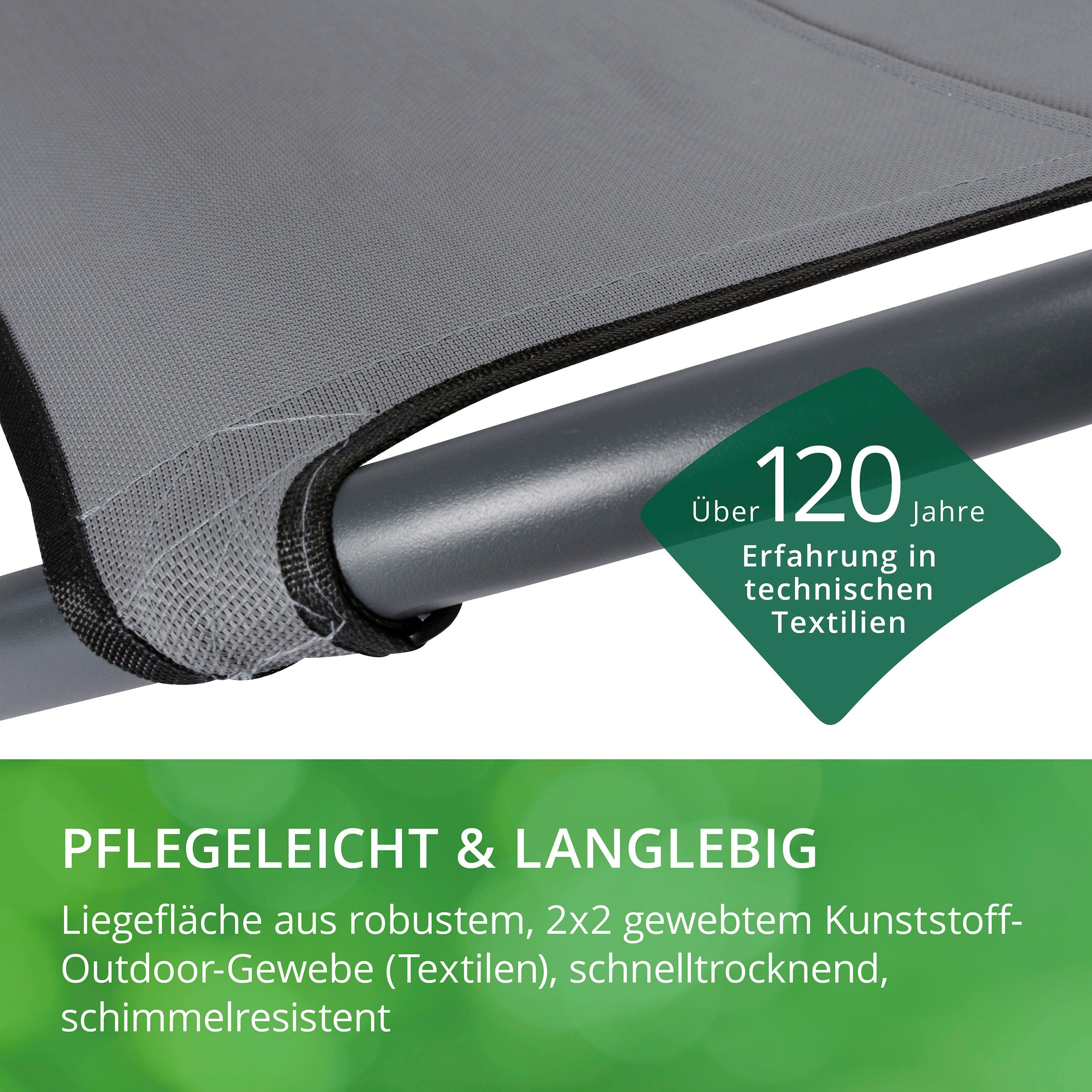 Leco Gartenliege Eni, Textilene-Bespannung im Federrahmen
