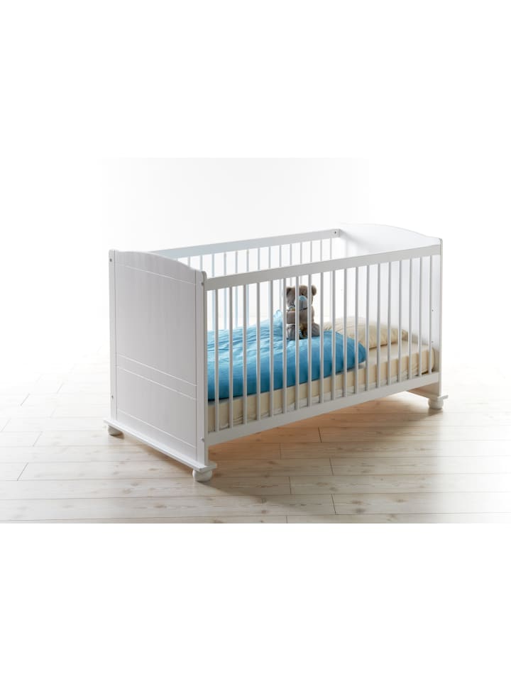 TICAA Babybett Gitterbett Adam in Weiß günstig kaufen onesize