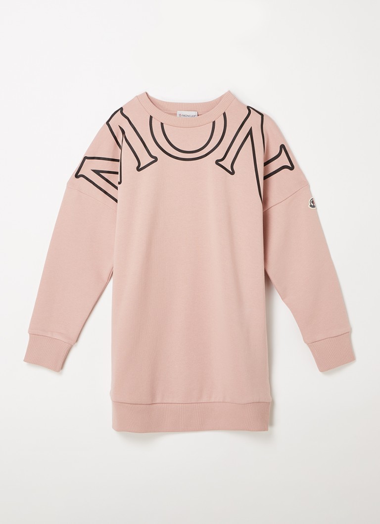 Moncler sweater dress with logo print