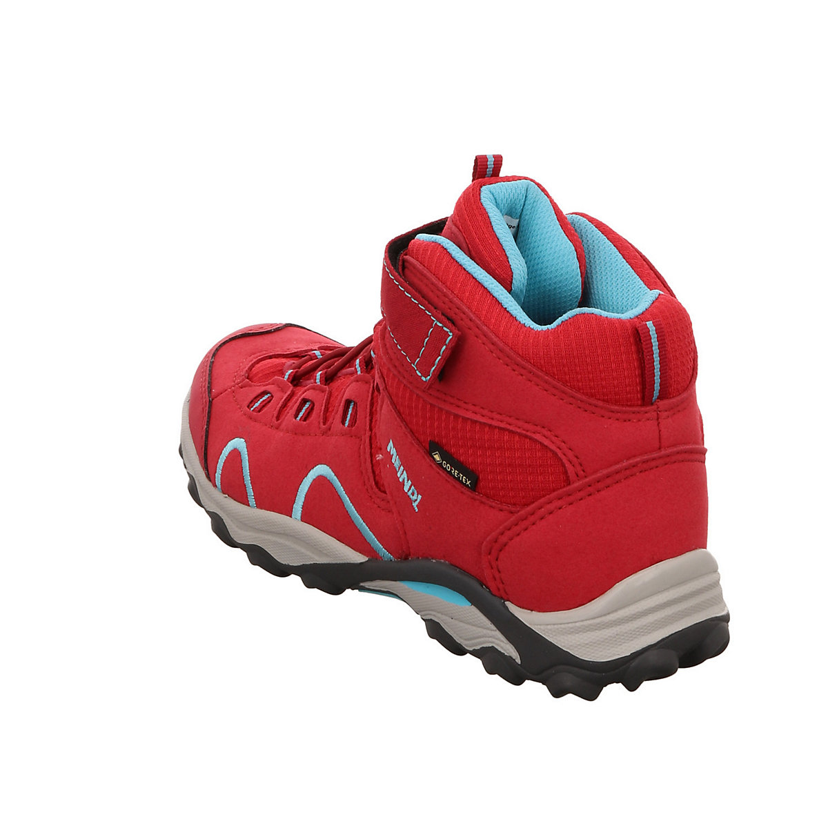 Jungen Schnürhalbschuhe Lucca Mid GTX Outdoorschuh Kinderschuhe Synthetikkombination uni Outdoorschuhe