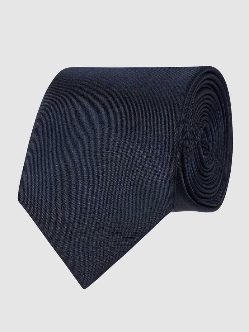 Krawatte aus Seide (7 cm) in marineblau