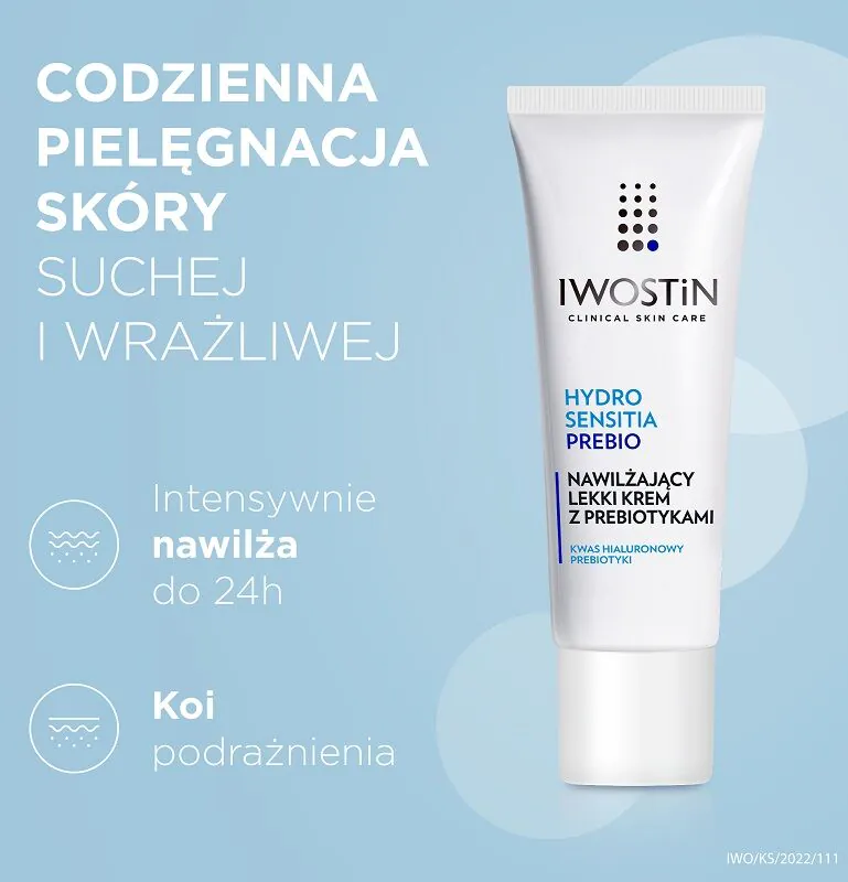 Iwostin Hydro Sensitia PreBION hidratantna lagana krema s prebioticima