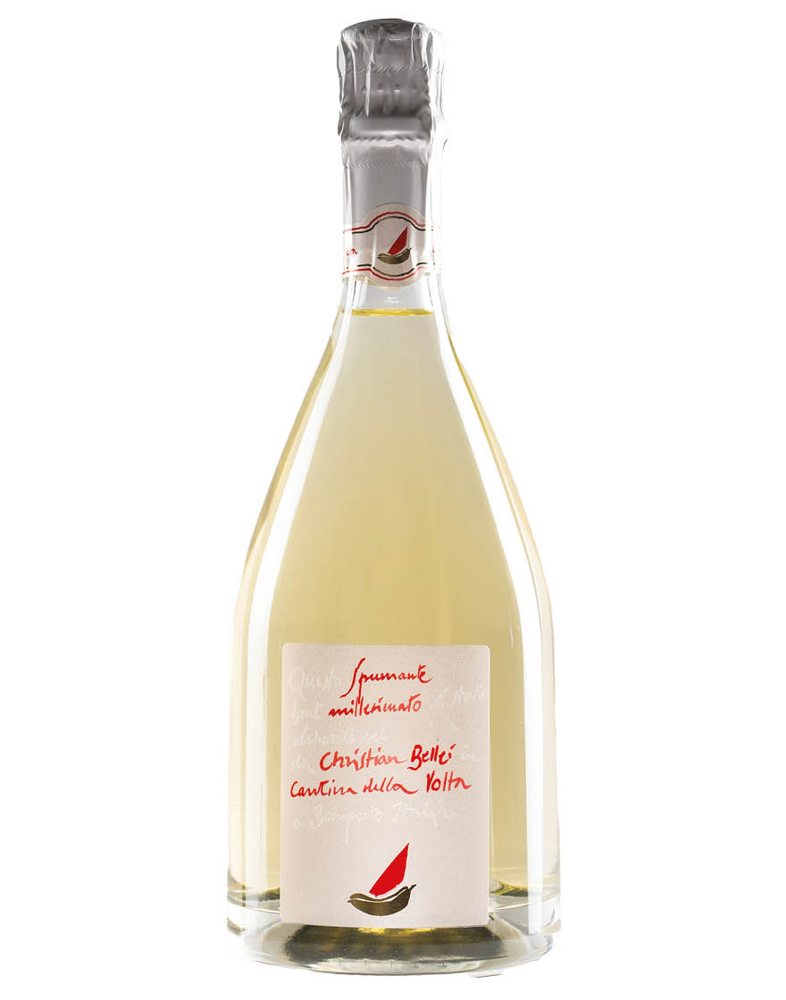 Vino Spumante di Qualità Metodo Classico Brut Christian Bellei 2016 Cantina della Volta 0,75 ℓ