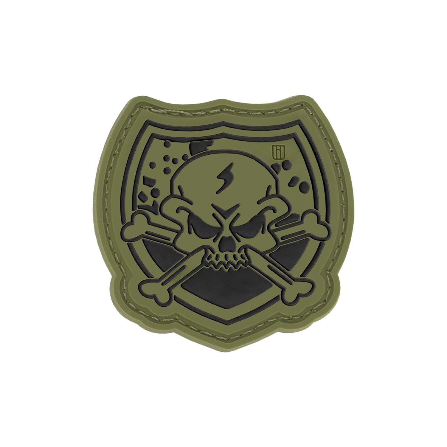 Rubber Patch Skull and Crossbones