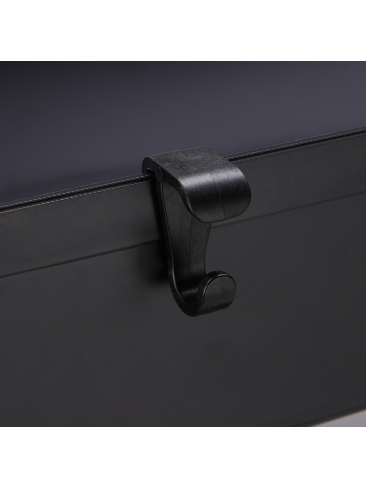relaxdays Nischenwagen in Schwarz - (B)15,5 x (H)70 x (T)40,5 cm günstig kaufen onesize
