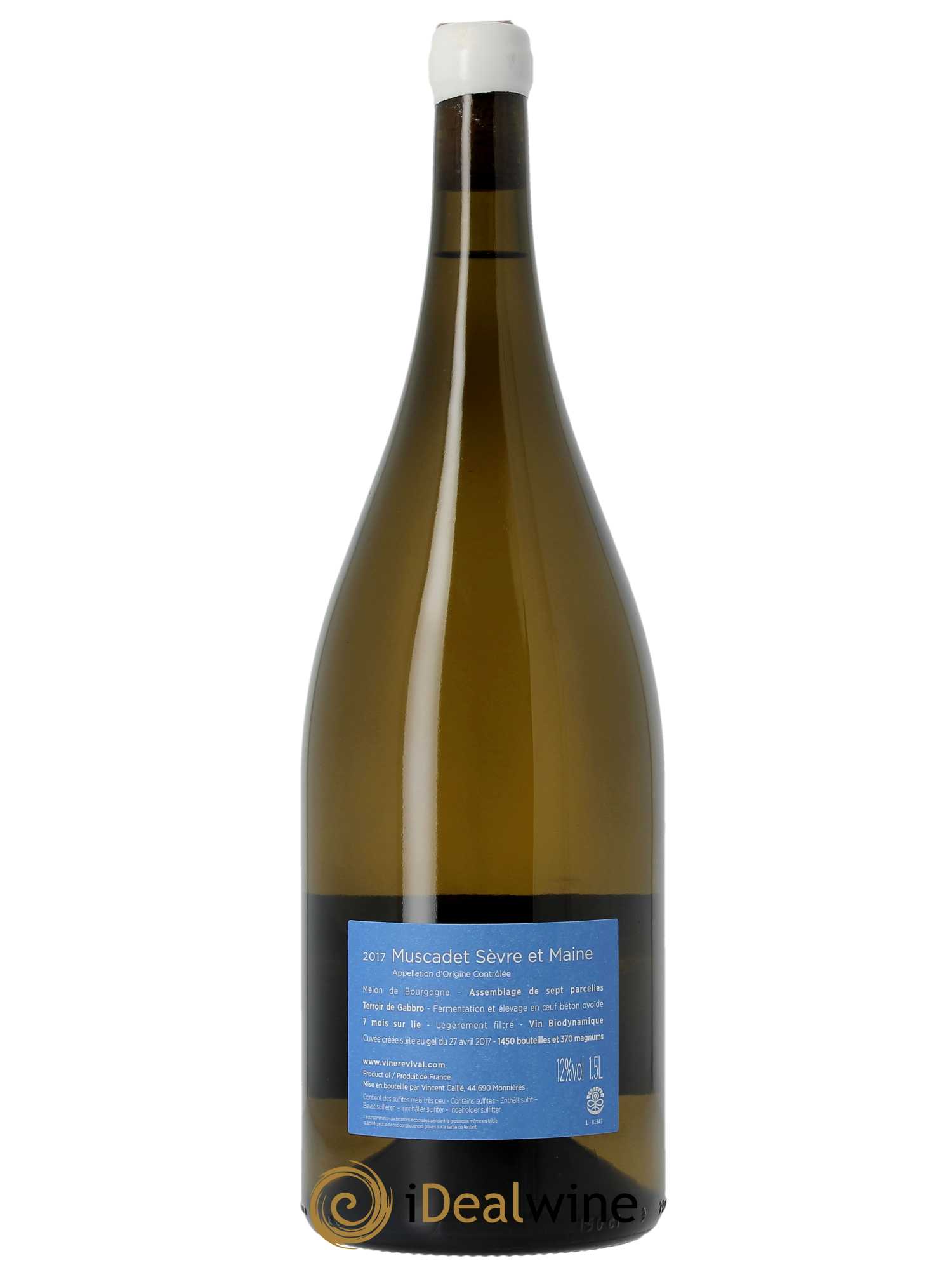 Muscadet-Sèvre-et-Maine Terre de Gabbro Le Fay d'Homme  2017 - Lot de 1 Magnum
