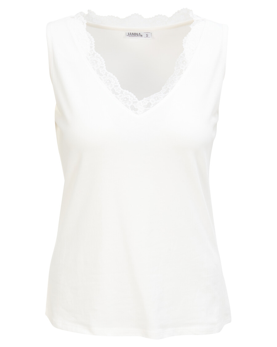 Top mit Spitze